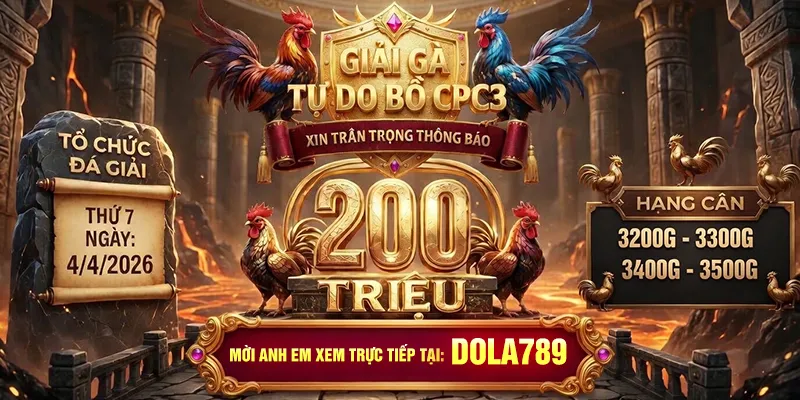 Giải Đá Gà Bồ Gà CPC3 Ngày 04/04/2026