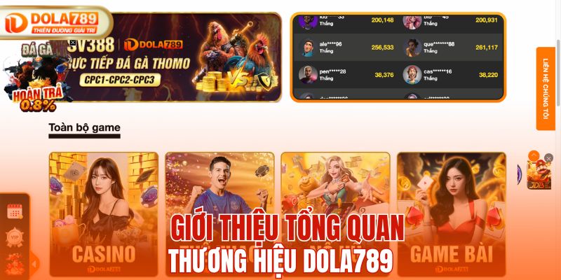 Giới thiệu tổng quan thương hiệu DOLA789